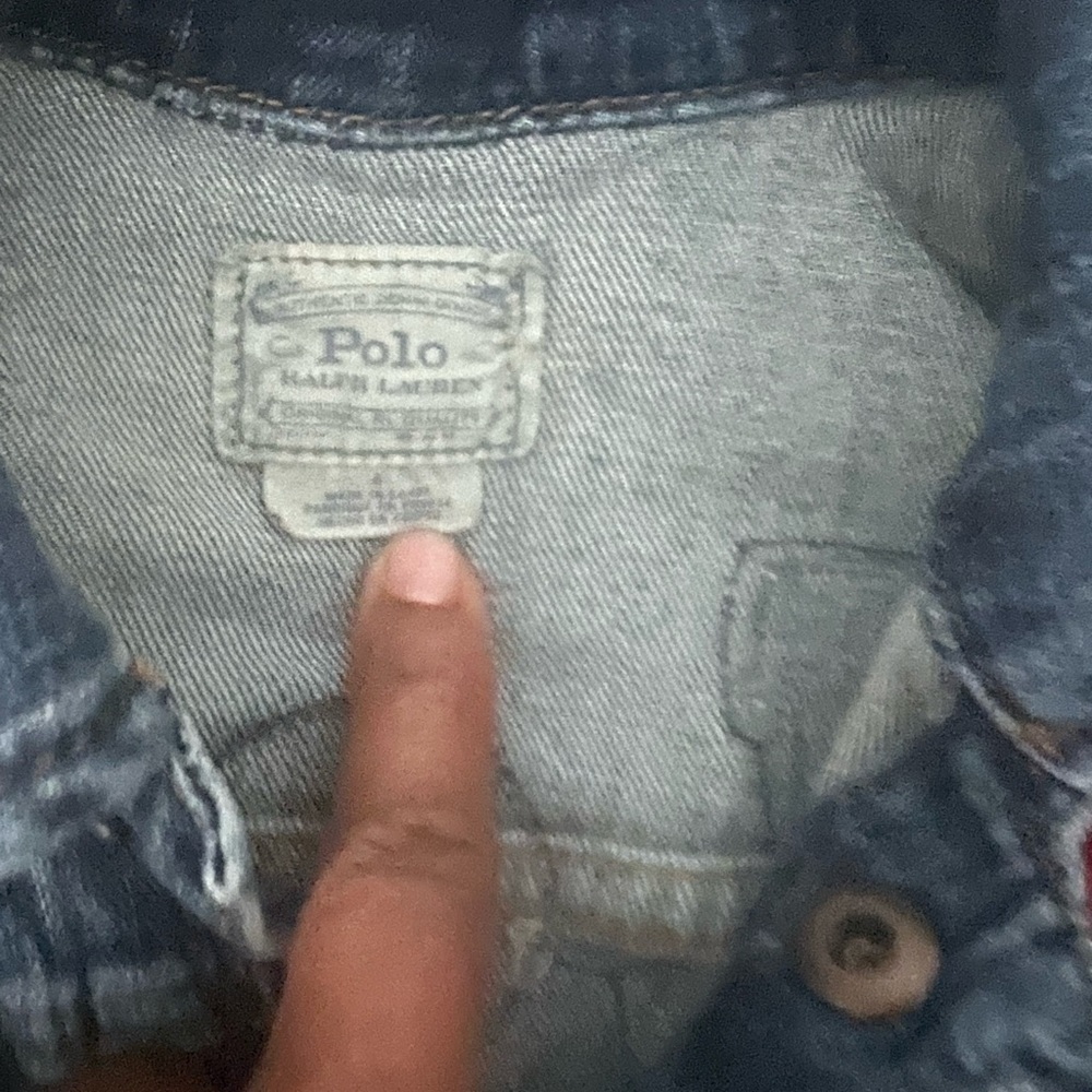 Girls authentic polo by Ralph Lauren jean jacket